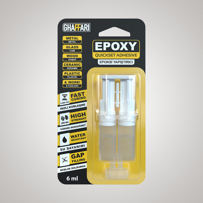 GHAFFARİ EPOKSİ HIZLI YAPIŞTIRICI 6 ML